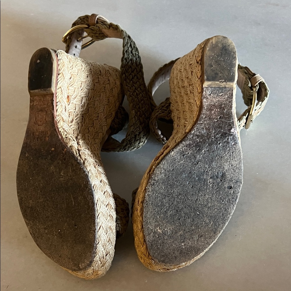 Stuart Weitzman Alex Crochet Espadrille Wedges - Picture 6 of 6